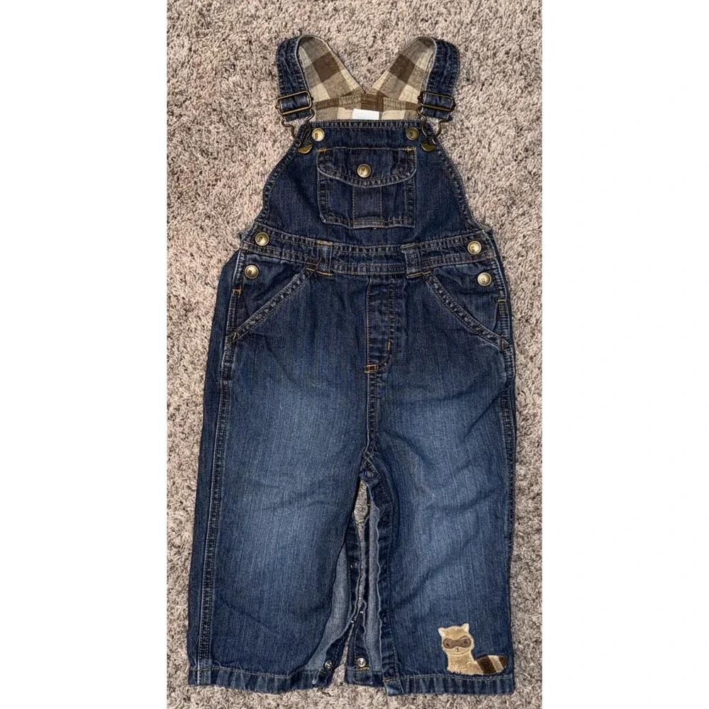 Gymboree Baby Raccoon‎ Overalls 2007 18-24 Months
